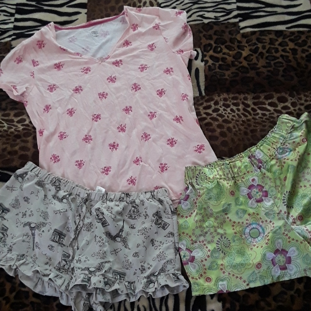 Bundle 2 short,shirt,pjs